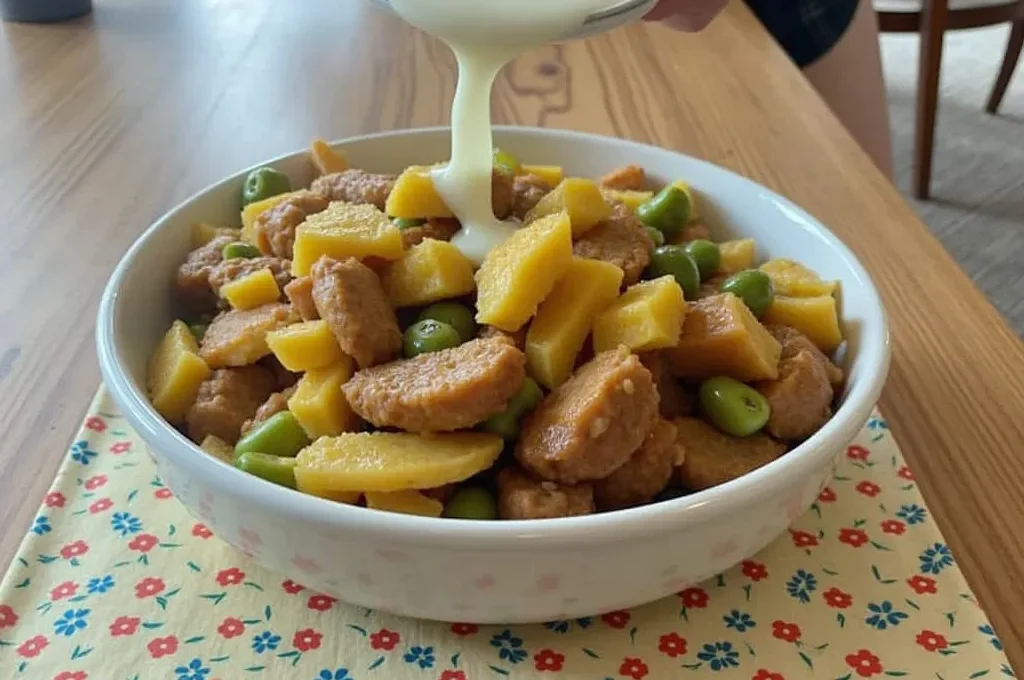 Symbolische Darstellung der Tag-Nacht-Hautpflegeroutine mit verschiedenen Produkttexturen